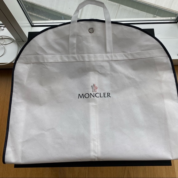 Moncler Handbags - Moncler Garment Bag Coat Storage Bag White